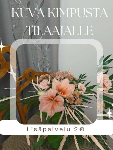 Kuva kimpusta tilaajalle